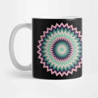 Zig Zag Circles Mug